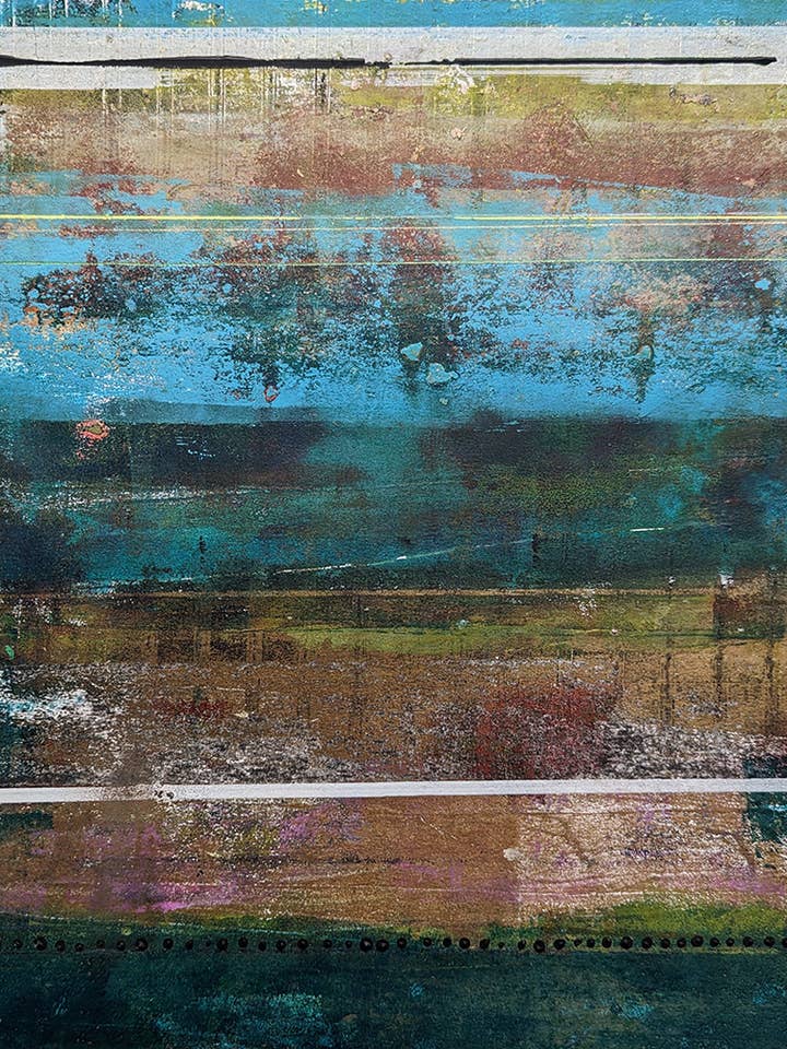 Horizons infinis - Impression d'art abstrait - Rayures pour la vente par Driftwood Gallery