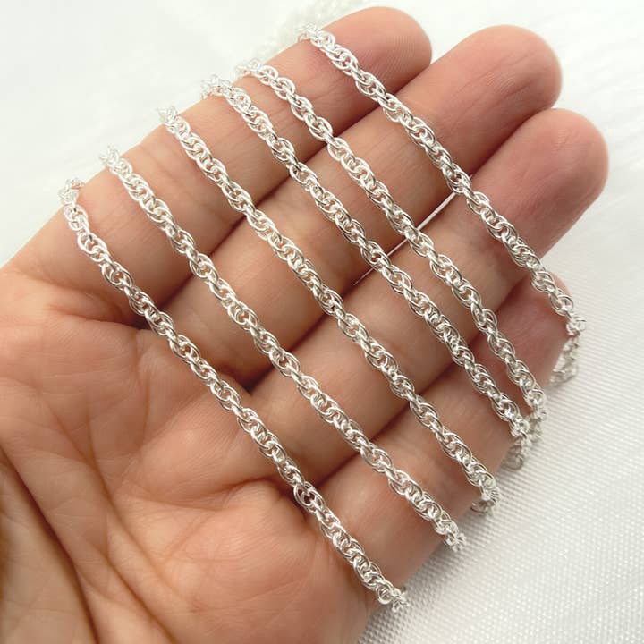 Jewels & Chains – Engroshandel Led/kæde halskæde – Y120SS. Sterlingsølv hvedekæde