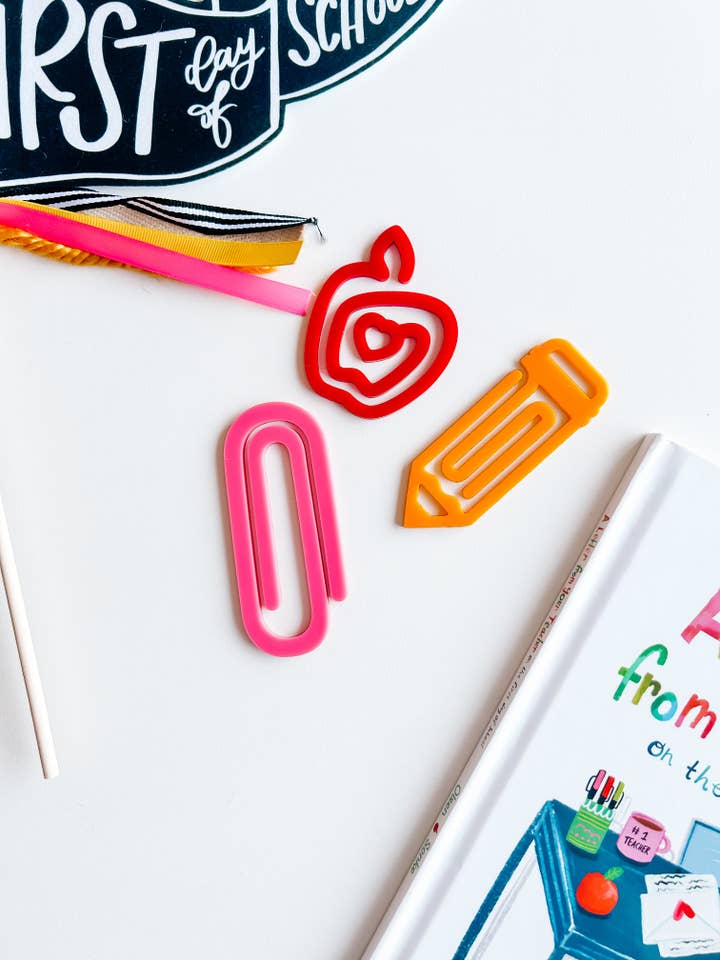 Akryl bogmærker for engroshandel hos Goldie Letter Company