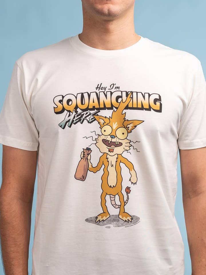 T-shirt Hey I'm Squanching Here pour la vente par Threadheads