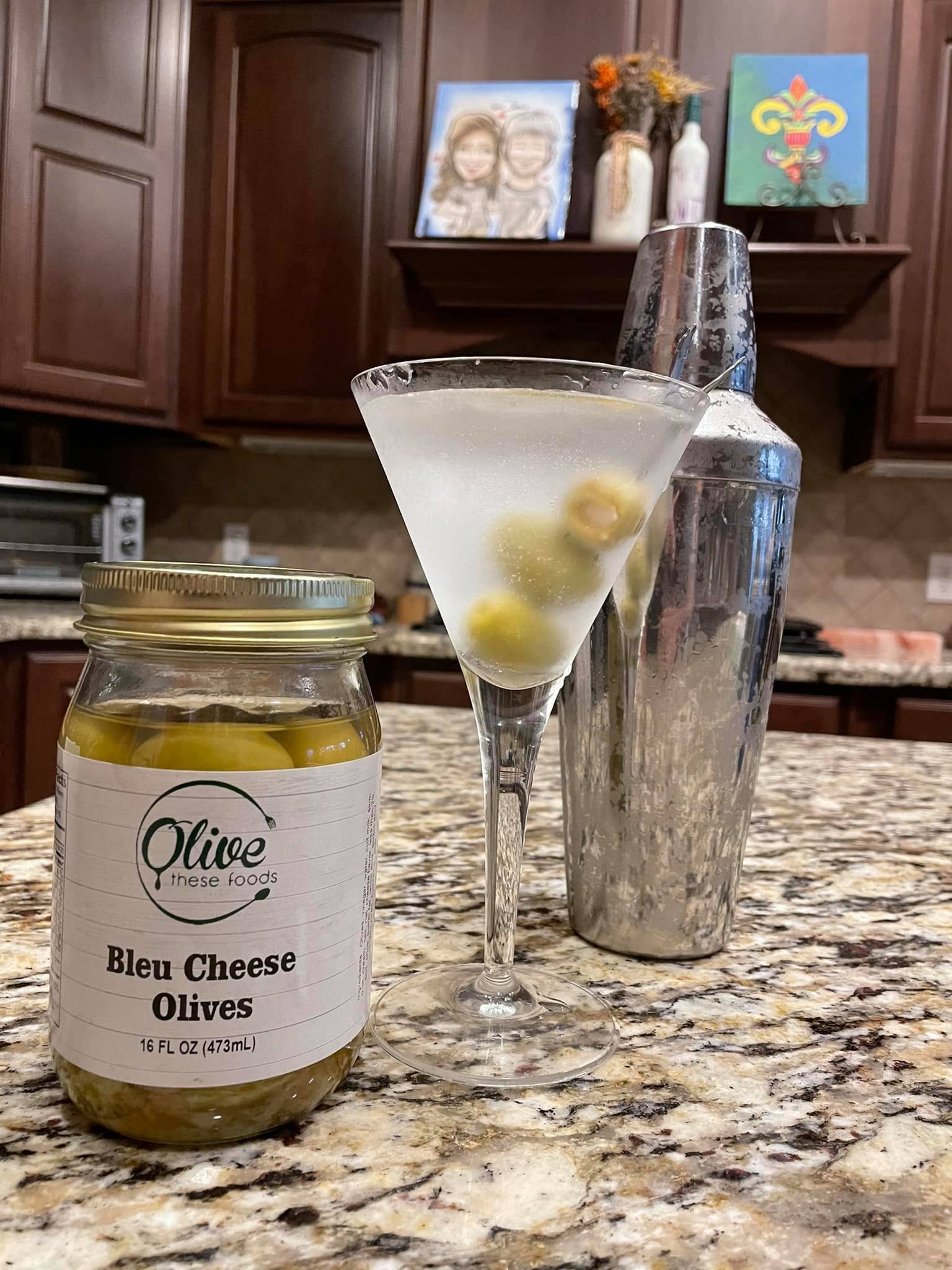 OLIVE THESE FOODS - Wholesale Olives - Bleu Cheese Hand Stuffed Olives2