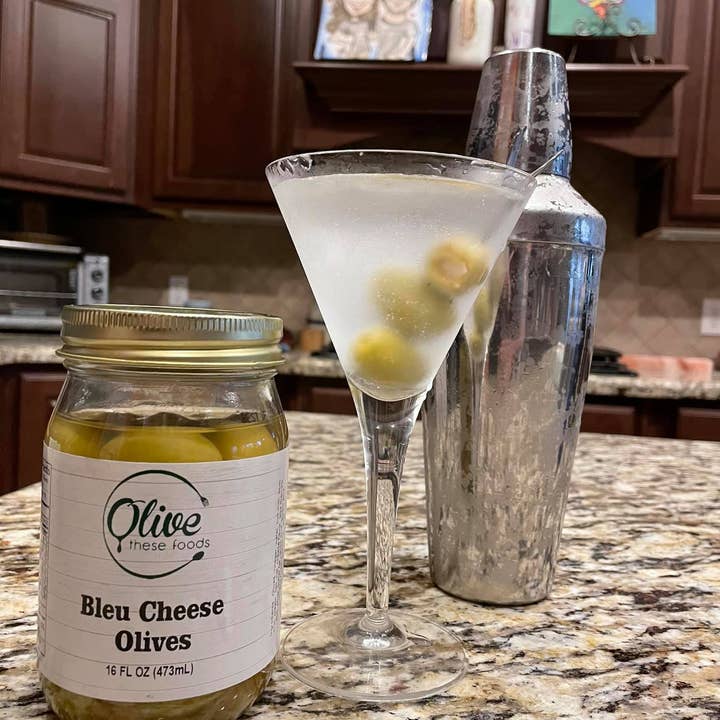 OLIVE THESE FOODS - Wholesale Olives - Bleu Cheese Hand Stuffed Olives2