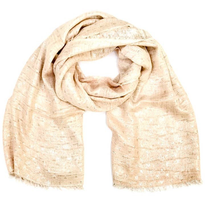 MILANO AMOUR - Wholesale Scarf - Women's - MICROCUORE LUREX MODAL SCARF