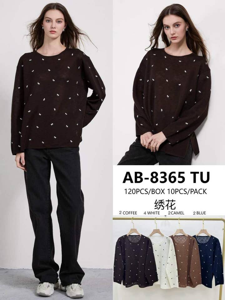 PULL BASIQUE EN MAILLE pour la vente par SWEET MAGIC MODA Y COMPLEMENTOS