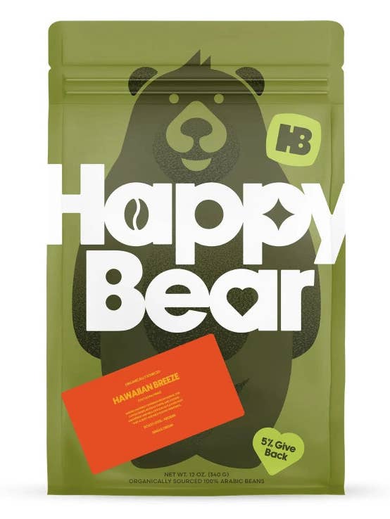 Hawaiian Breeze (100% Kona Prime) for wholesale by Happy Bear Coffee Company