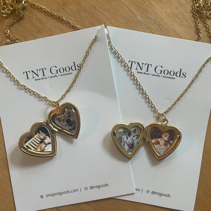 TNT Goods - Vendita all'ingrosso Collane con medaglione - Medaglione a cuore2