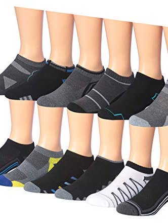 James Fiallo mäns 12-par prestanda låg klippa atletisk Sport strumpor 2885-94 för wholesale av Gold Hose LLC