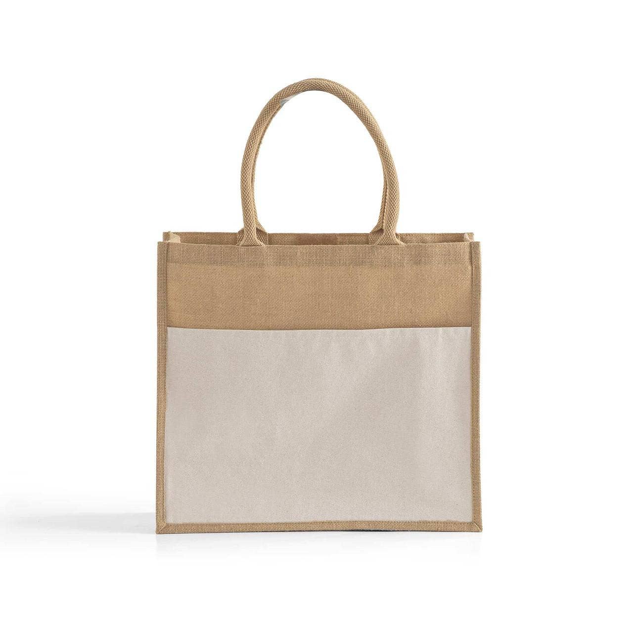 Natural Large Jute Tote Bags – Eco-Friendly Wholesale Burlap Totes for wholesale on Faire0