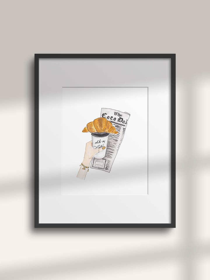 Coco Daily Art Print for wholesale by My Ohh My Studio
