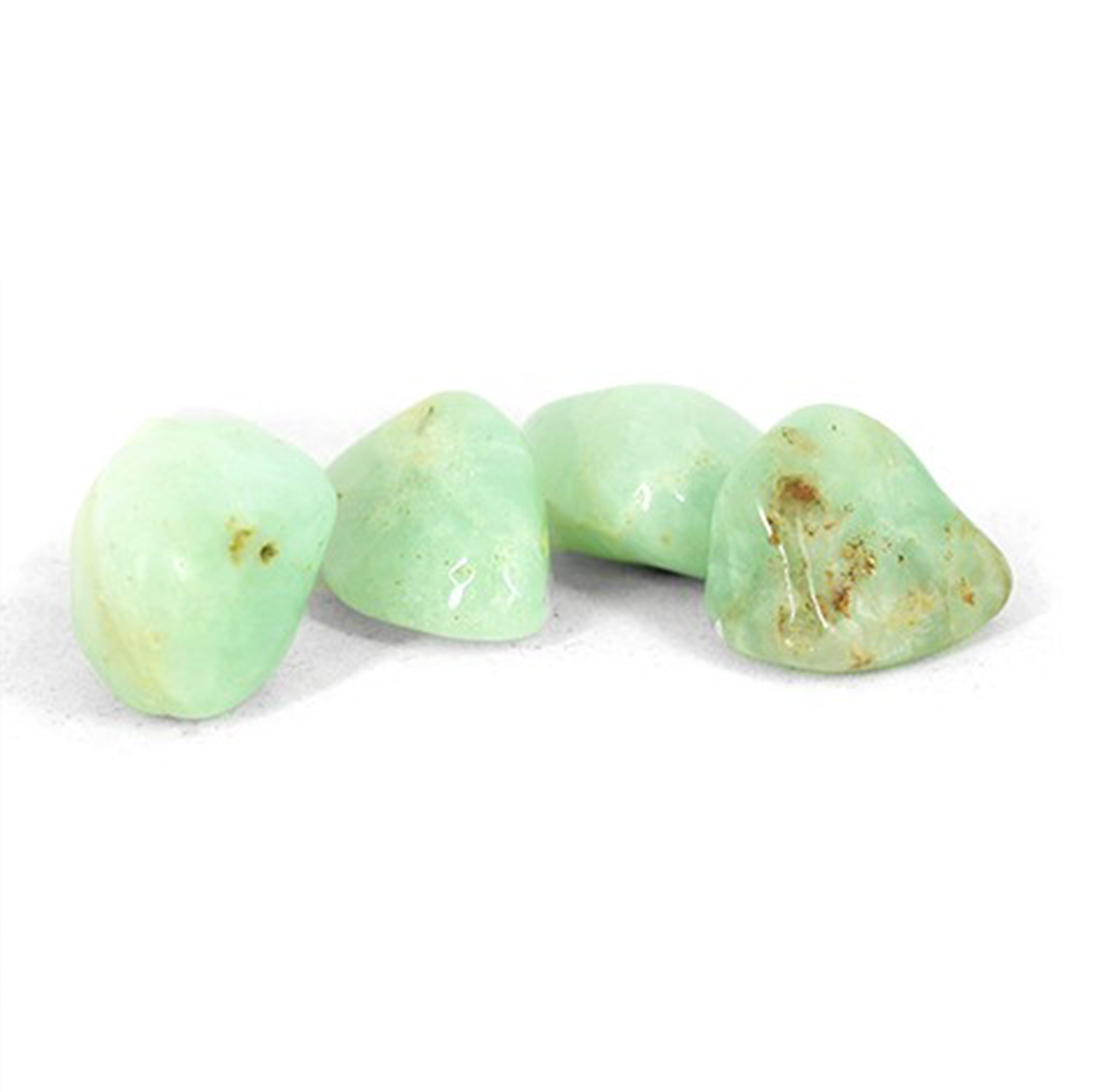 Cardshouse - Wholesale Spiritual Stone/Crystal - Large Tumble Stones - Prehnite (24X) Ancient Wisdom3