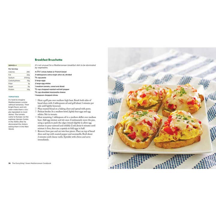 Simon & Schuster - Wholesale Cookbooks & Food - Everything Green Mediterranean Cookbook by Peter Minaki1