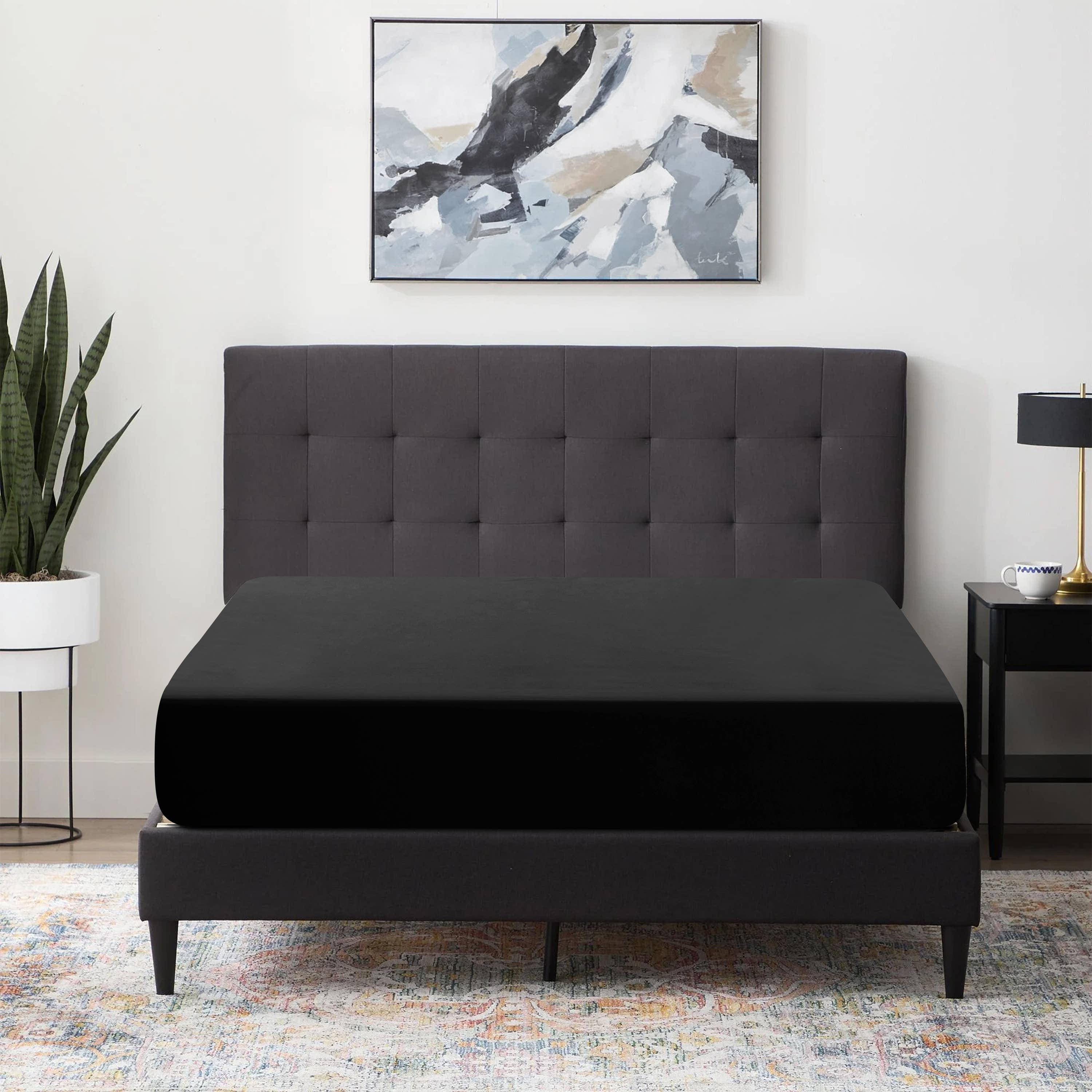 Cottonpassion_US - Vente Draps-housses - Draps-housses en microfibre douce avec bonnets extra profonds jusqu'à 40,6 cm71