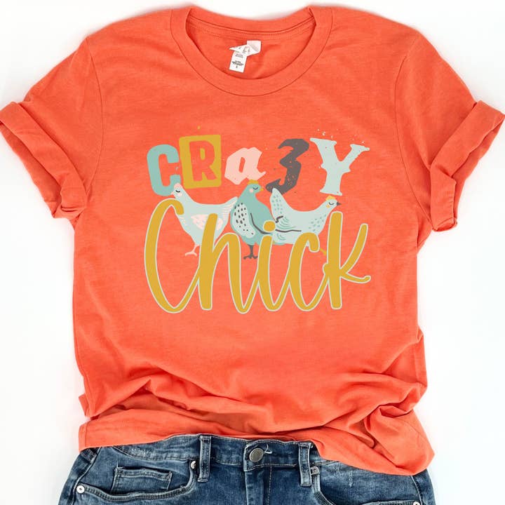 Chicken Graphic Tee | Funny Farm Shirt | Spring 2026 for wholesale by ATTA TOOD Wholesale