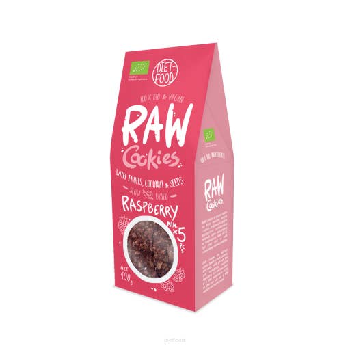 Biokager med hindbær 100 g for engroshandel hos Diet Food