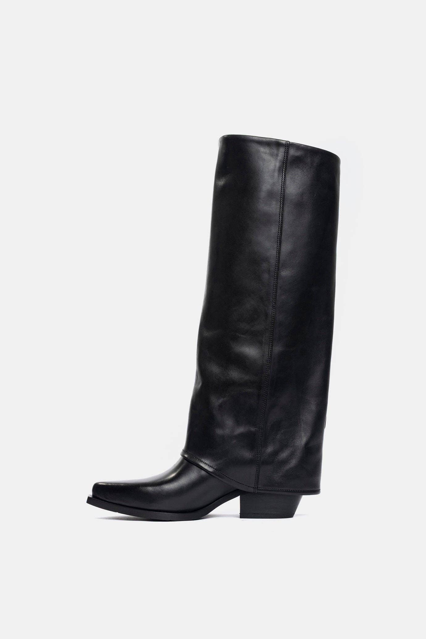 METISSE - Wholesale Boots - Women's - Black calfskin boots DX24712