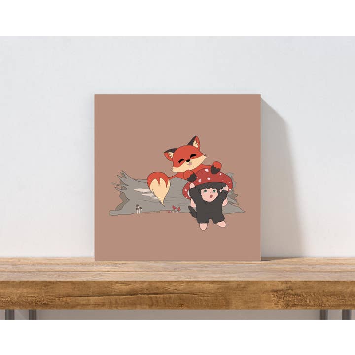 Impressão Artística Duo de Amigos da Floresta por atacado de Secret Sheepie