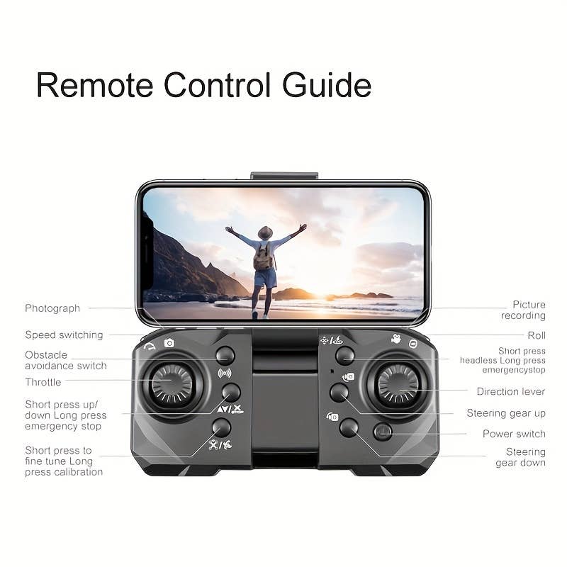 Shop Celino - Wholesale Small/Handheld Appliance - Foldable Dual Camera RC Drone HD with Obstacle Avoidance2