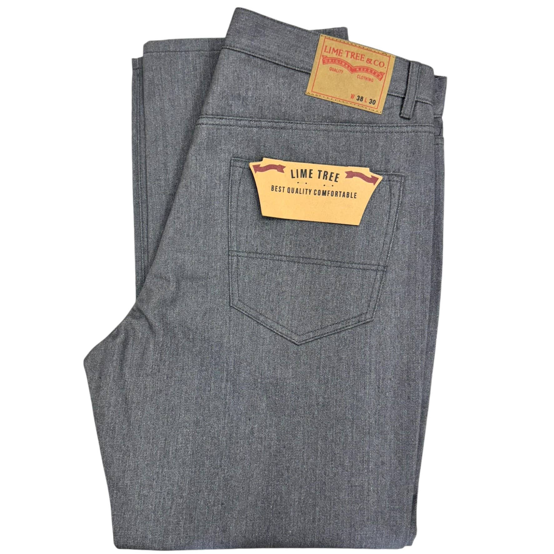 Lime Tree Clothing Inc. - Wholesale Jeans - Men's - Lime Tree Straight Denim Jeans–Durable & Stylish, Open Sizes5