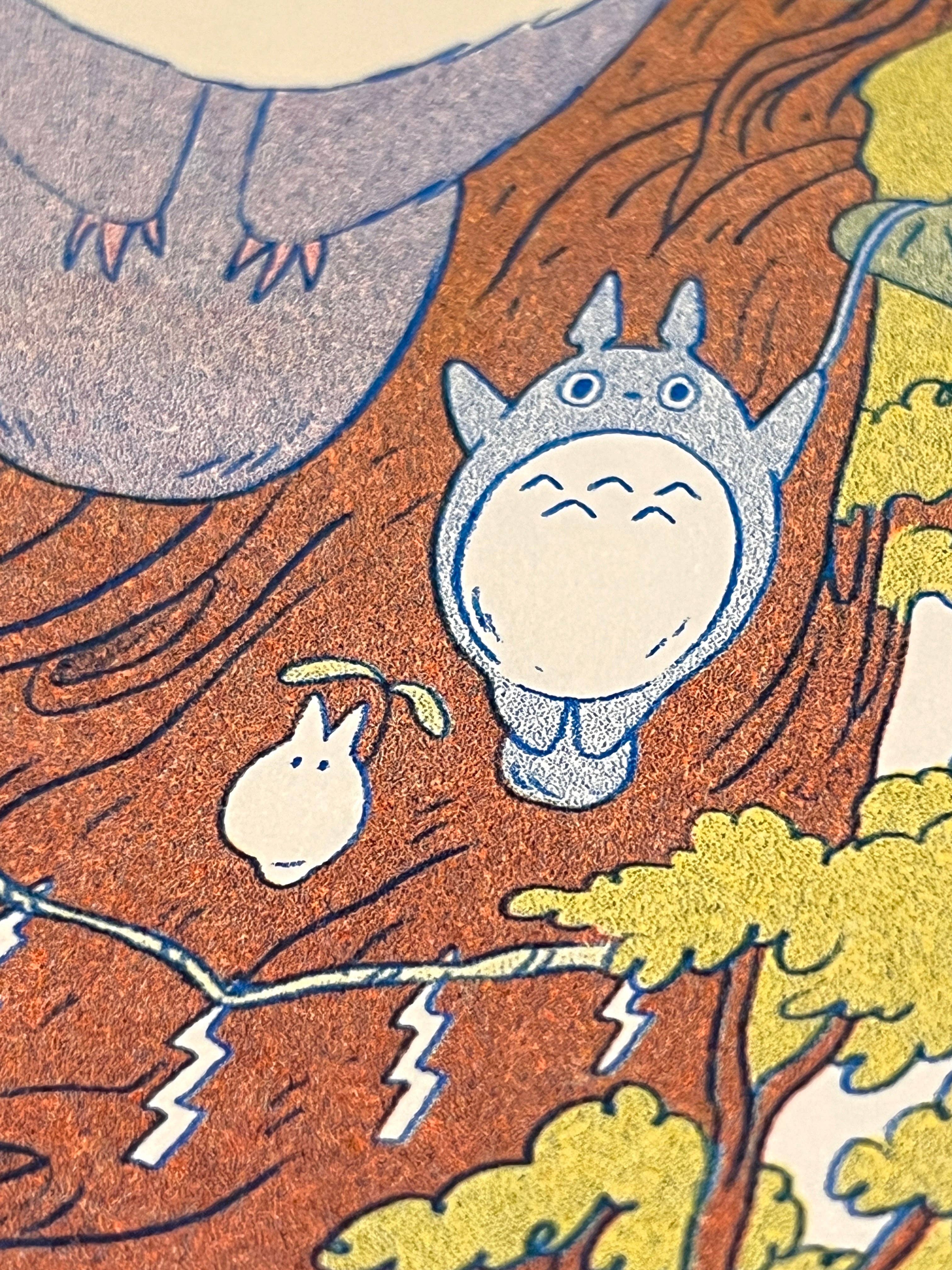 Natalie Andrewson - Wholesale Kunstprint - Totoro kleine Riso-print14