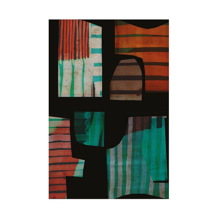 Mono Signal A3 poster print for wholesale by heraldblack