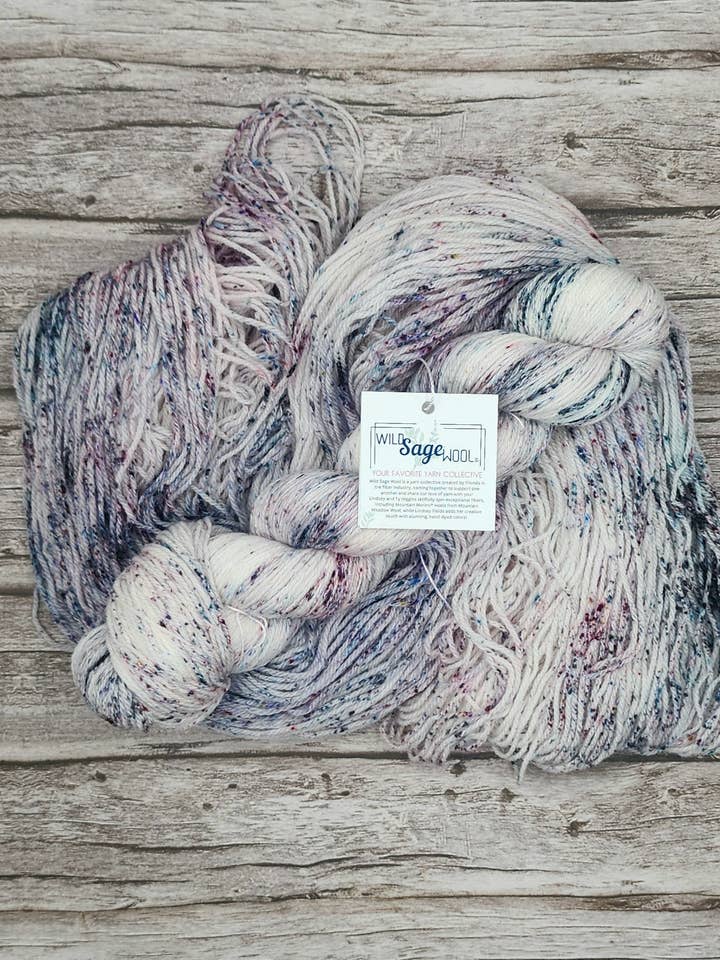 Snow Drift - Fingering - RTS for wholesale by Wild Sage Wool