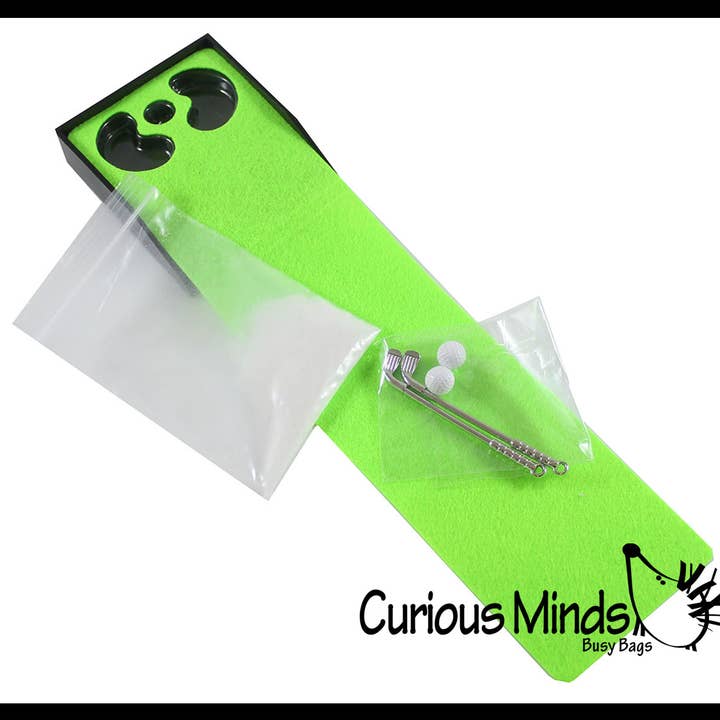1 Mini Tabletop Golf Game Set - Indoor Office Table Sport Se for wholesale by Curious Minds Toys