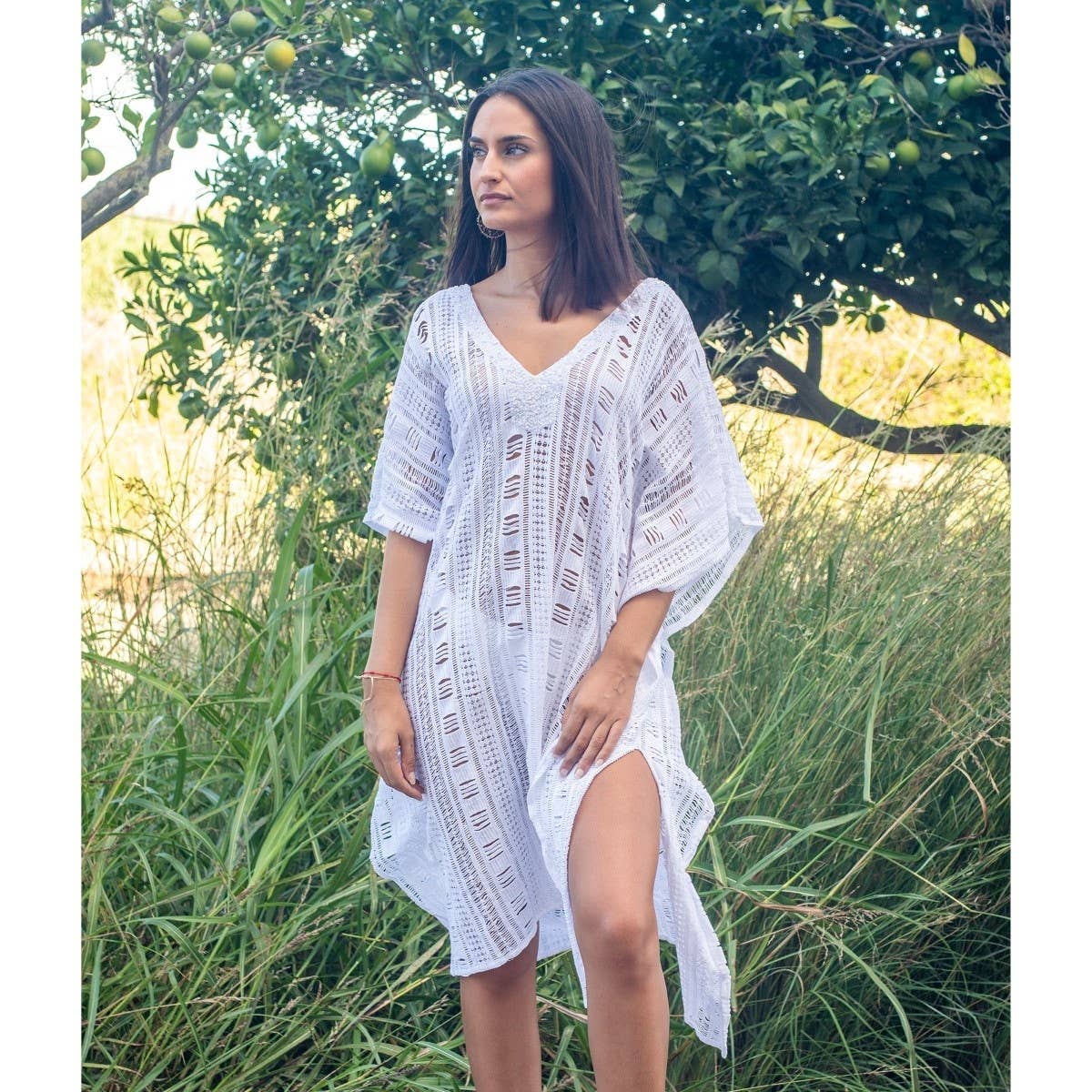 Blank Isla Bonita By SIGRIS Poncho Mykonos 35312 for wholesale on Faire0