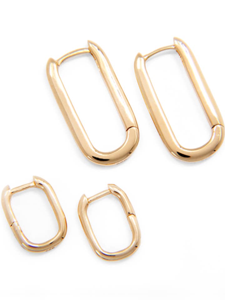 Ivy U Huggie Hoops for wholesale by Belinda Jewelz