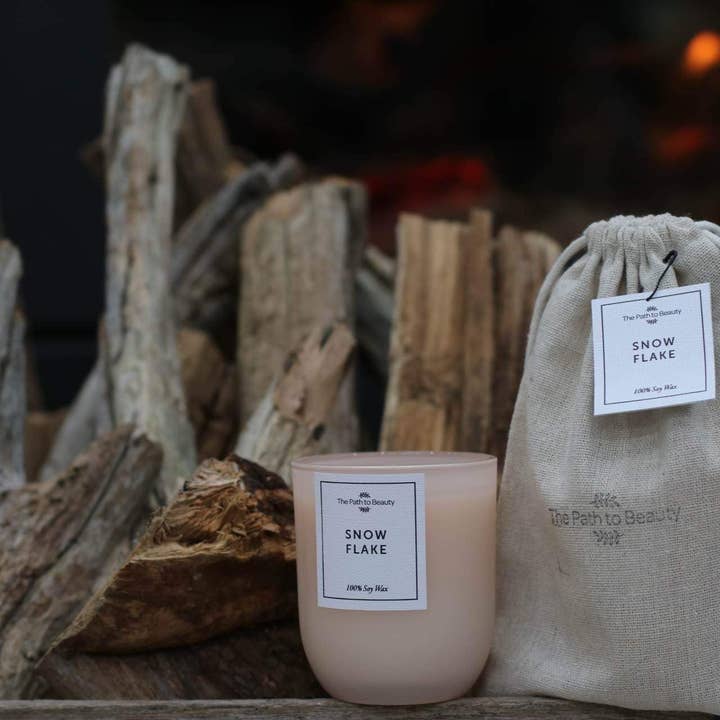 The Path to Beauty - Wholesale Jar/filled candle - Snow Flake