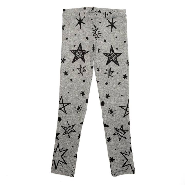 Leggings mit schwarzen Sternen für den Großhandel von Love Trendz Girls