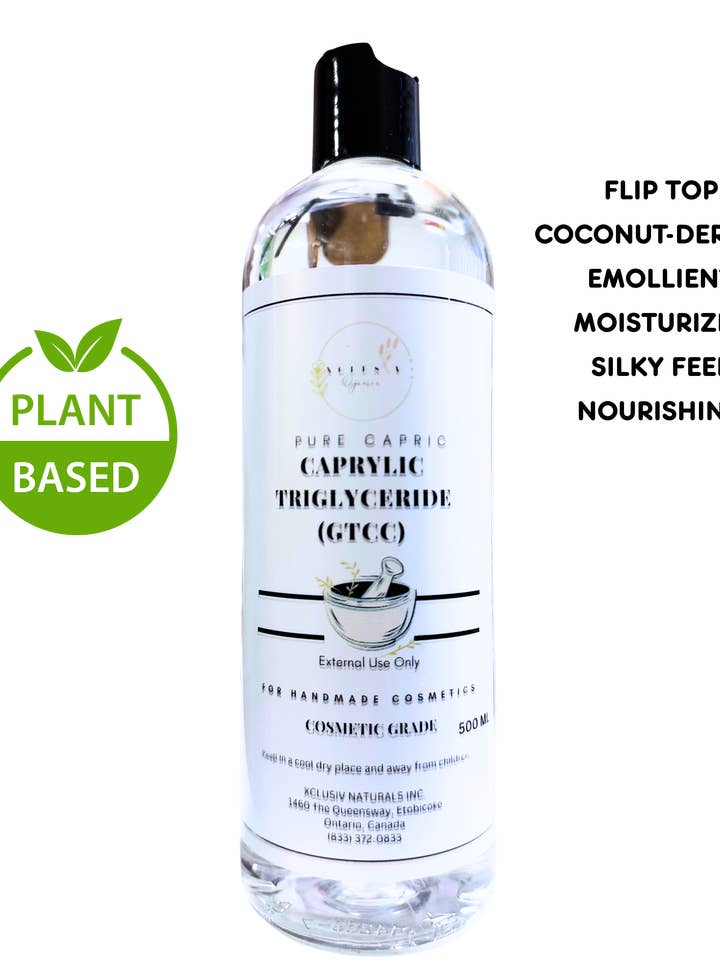 Zuivere capryl-/caprintriglyceride GTCC emolliënt 500 ml voor wholesale door XCLUSIV ORGANICS