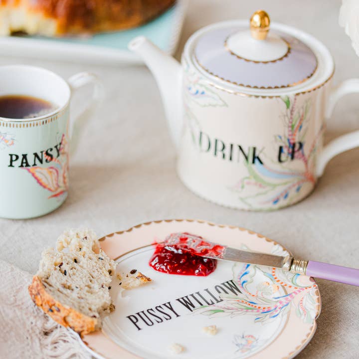 Yvonne Ellen - Wholesale Dinner Plate - Yvonne Ellen Floral Tea Plates (set Of 4)1