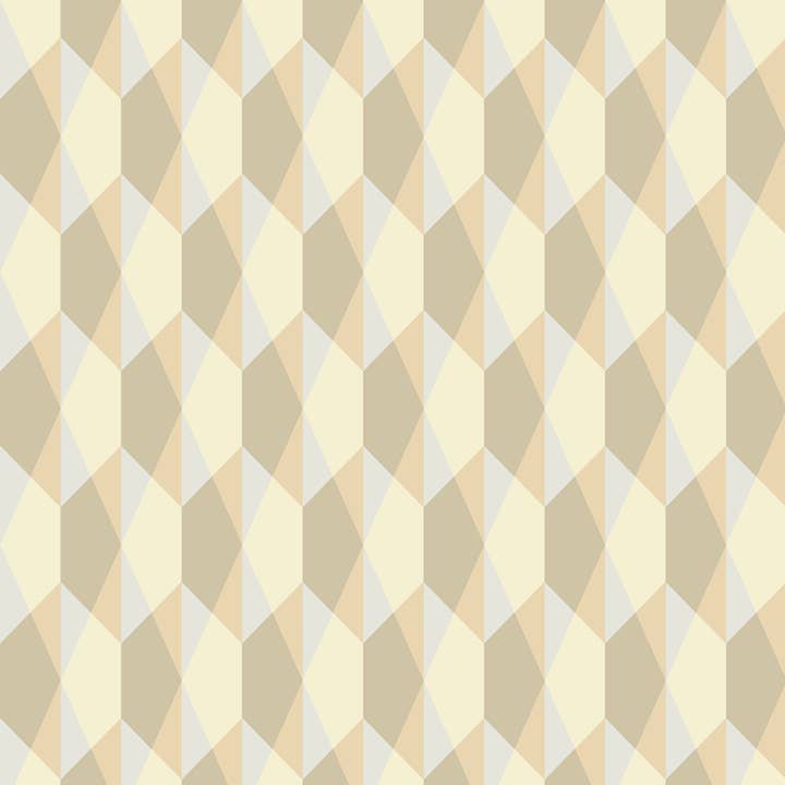 Origami - Papier peint neutre pour la vente par Detroit Wallpaper Co.