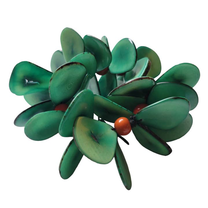 Organic jewelry by Allie – Großhandel Perlenarmband – Oahu Lei-Stil Tagua-Armband Insel-Strand-Schmuck7