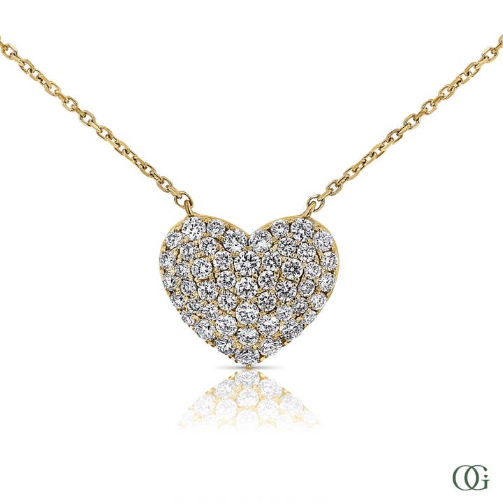 Colgante de Diamante Cultivado en Laboratorio Luminous Heart (1,00 CTW) para venta al por mayor de Orchid Gems Fine Jewelry