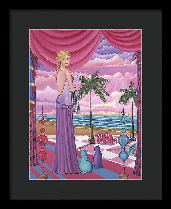 Sharon Tatem Fashion LLC - Wholesale Art Print - Melissa - Framed Print13