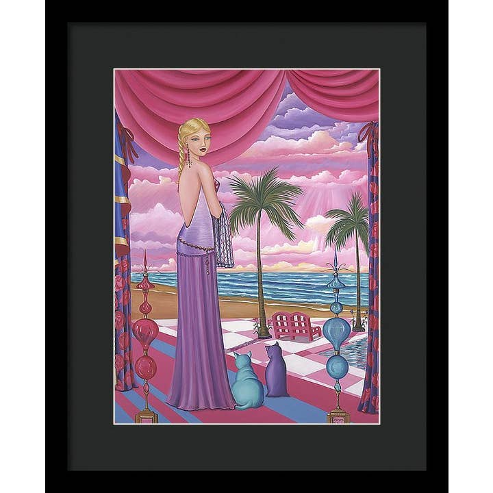 Sharon Tatem Fashion LLC - Wholesale Art Print - Melissa - Framed Print13