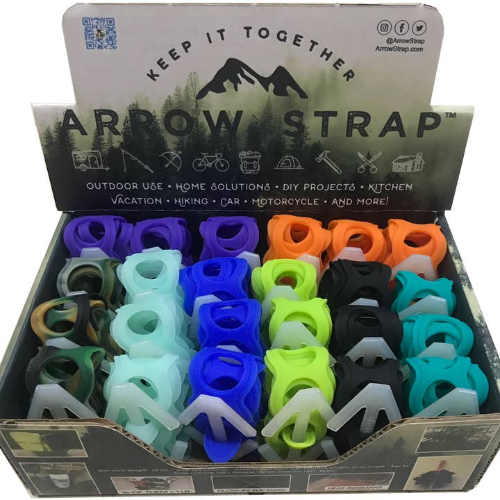 ArrowStrap - Wholesale Retailer Display - Home & Living - .B - Box with 24 straps
