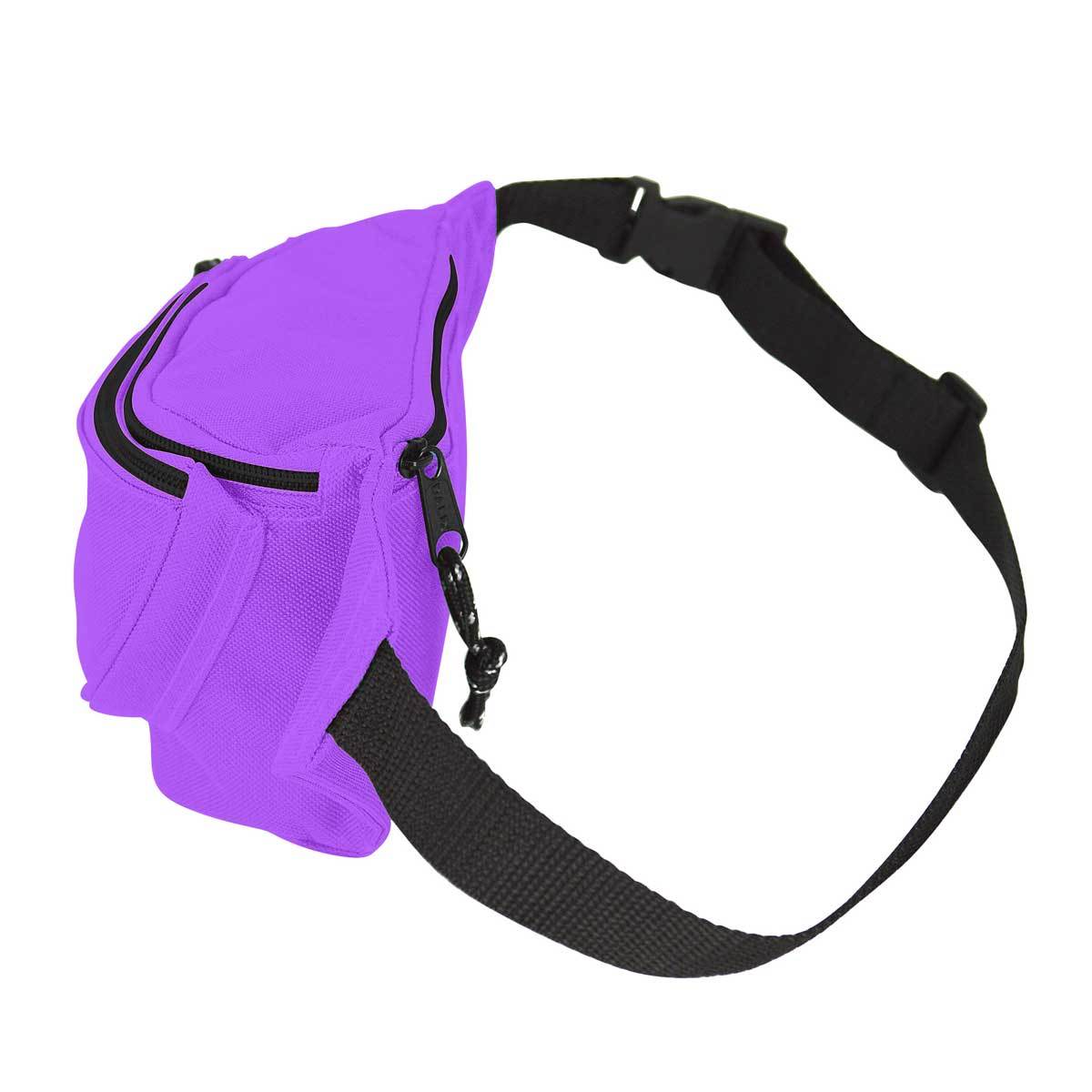 Dalix - Wholesale Belt Bag - Unisex - Dalix Round Fanny Pack w/ 3 Pockets44