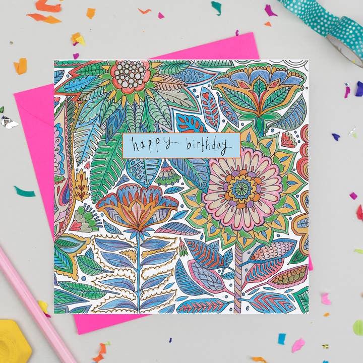 Solsikker Lykønskningskort for engroshandel hos Fay's Studio