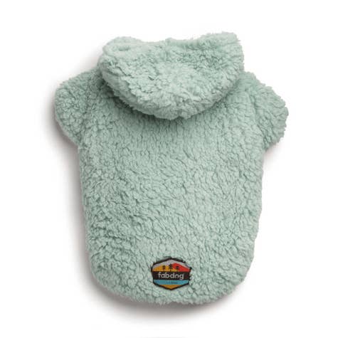 fabdog – wholesale Pet hoodie – Dog – Seafoam Sherpa Hoodie0