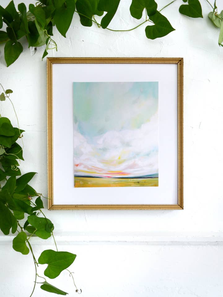 "Find A Sunnier Place" A Canvas Print by Emily Jeffords for wholesale by Emily Jeffords