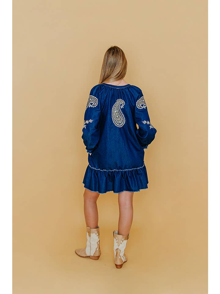 Lula Natura - Wholesale Dress - Women's - MONTANA DENIM DRESS3