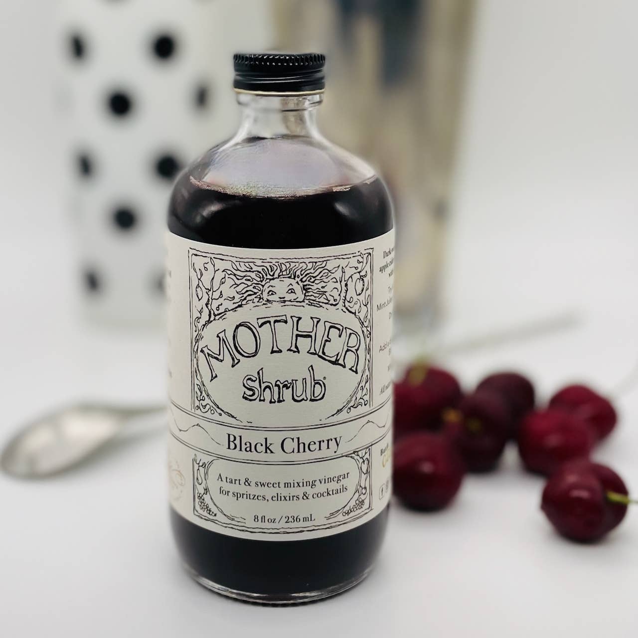 MOTHER shrub - Wholesale Cocktail Mix/Syrup - MOTHER shrub Black Cherry1