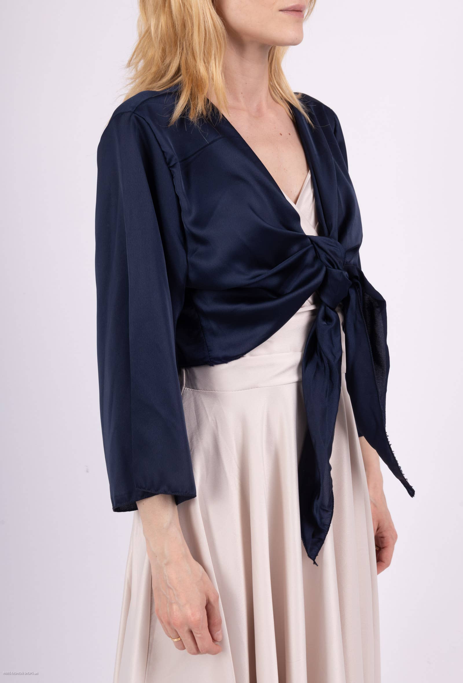 Marie June - Wholesale Jacket - Women's - Satin bolero jacket - E2213