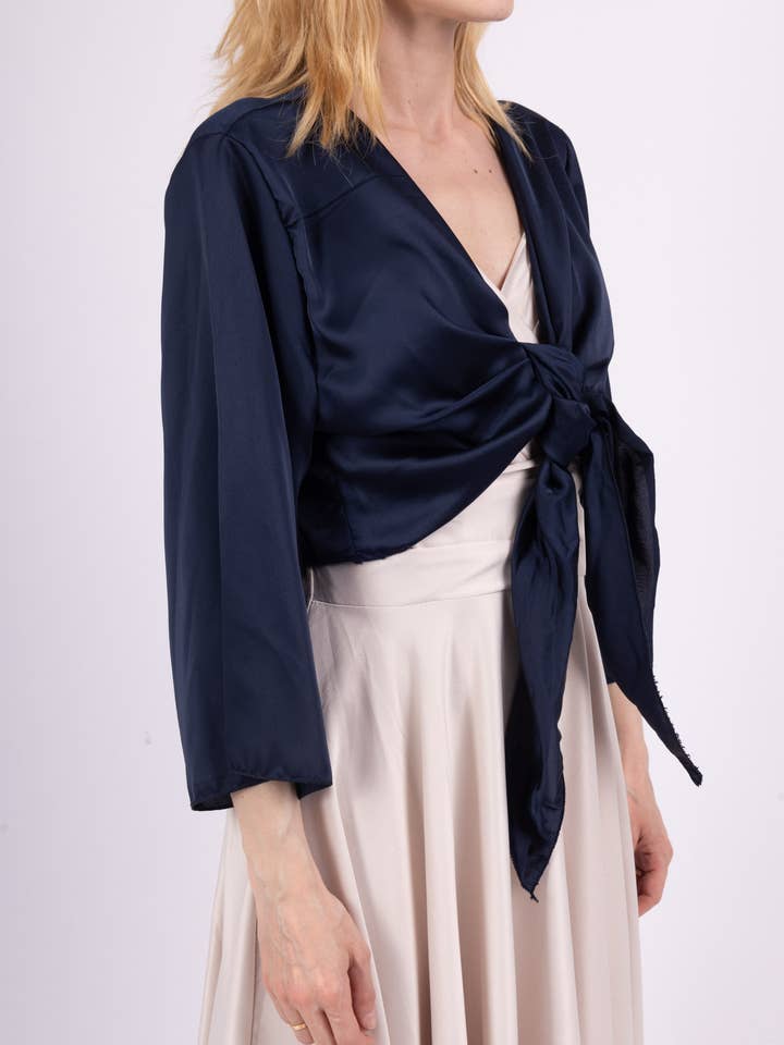 Marie June - Wholesale Jacket - Women's - Satin bolero jacket - E2213