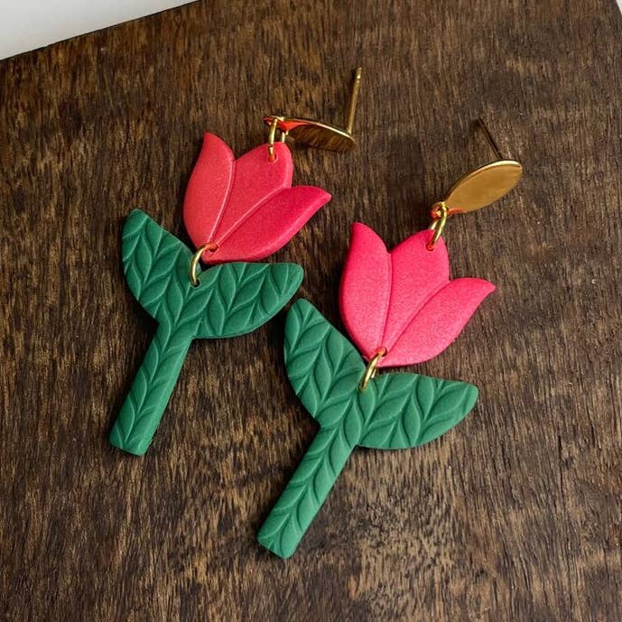 Tulip Dangle for wholesale by Clay Dazing