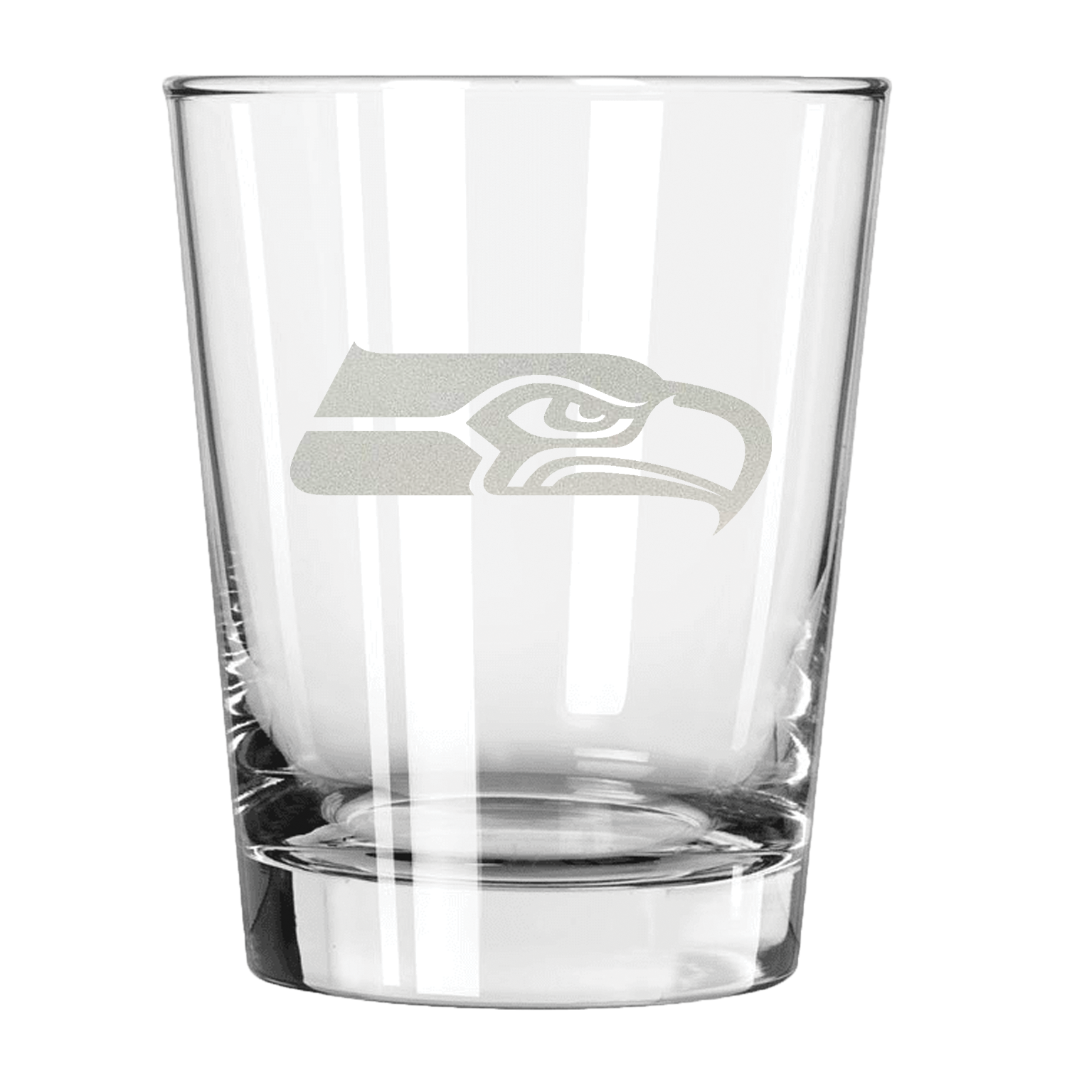 The Memory Company - Wholesale Cocktail/Liquor Glass - 15oz Old Fashioned w/Etched Logo, Seattle Seahawks0