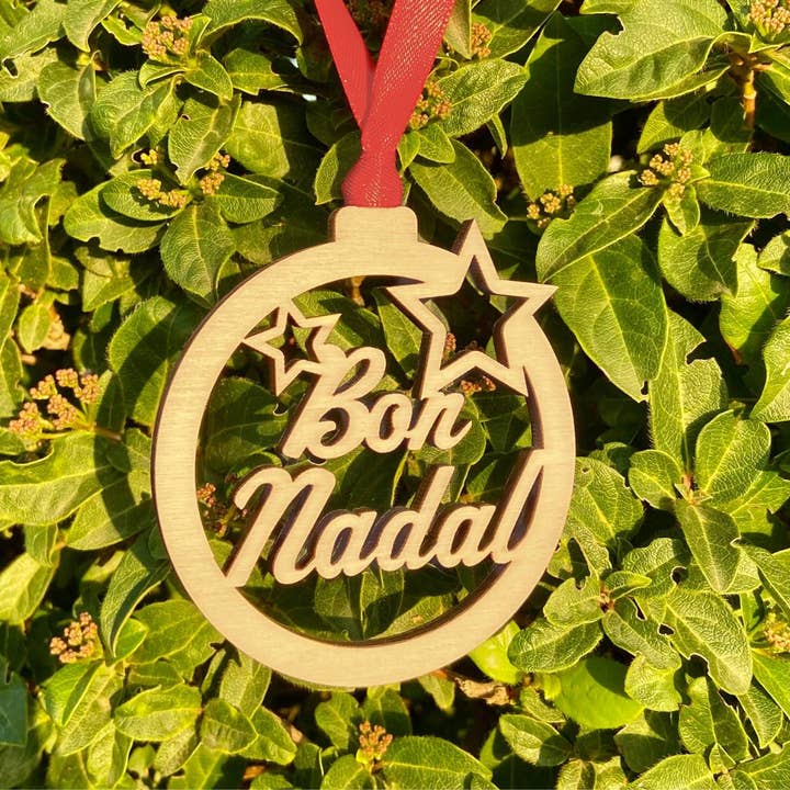 Fustik - Wholesale Ornament - Kids & Baby - Merry Christmas Wooden Ball for the Tree2