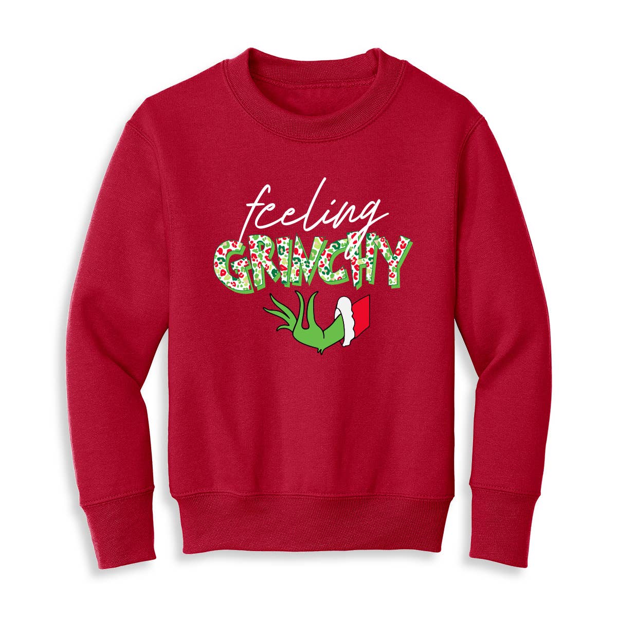 Viv&Lou - Wholesale Sweatshirt - Kids - Feeling Grinchy Kid's Sweatshirt2